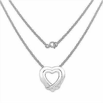 Heart Shape .925 Sterling Silver Designer Pendant